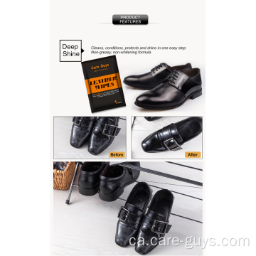 Shoe Care Shine Product Tovalles de cuir professional